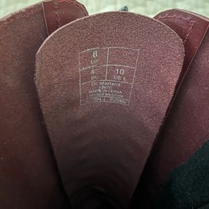 Doc Martens 20 eye cranberry Boots